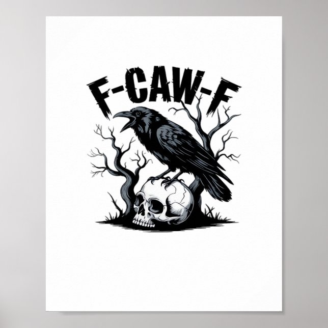 Poster F Caw F Essential Minimal Clean Design (Devant)