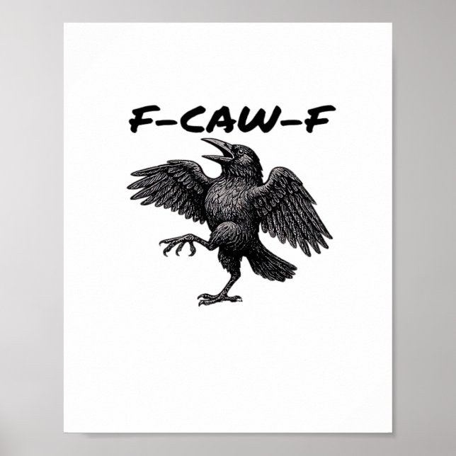 Poster F Caw F Essential Vintage Graphic Look (Devant)