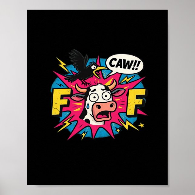 Poster F-Caw-F esthétique unique (Devant)