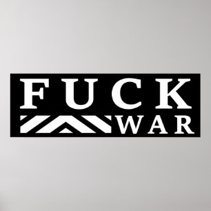 Poster F@ck guerre contre la guerre