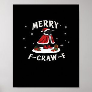 Poster F-Craw-F Corbeau de Noël F-Caw-F Corbeau de Noël C