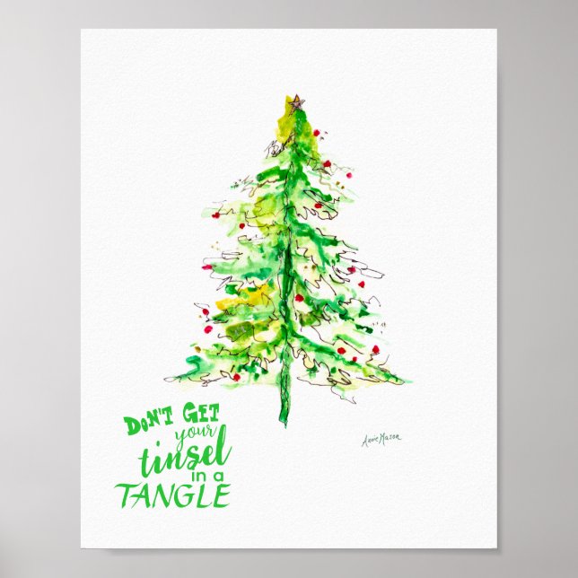Poster Fa La La La La Tree (Devant)