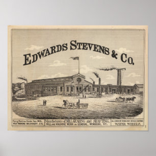 Poster Fabricants d'Edwards Stevens et de Co dans