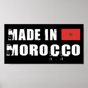 Poster Fabriqué au Maroc