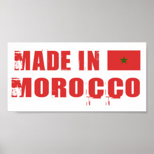 Poster Fabriqué au Maroc