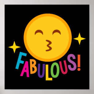 Poster Fabrique Emoji