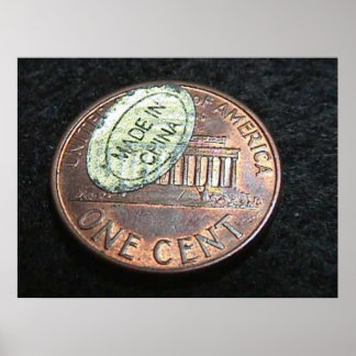 Poster Fabriqué En Chine