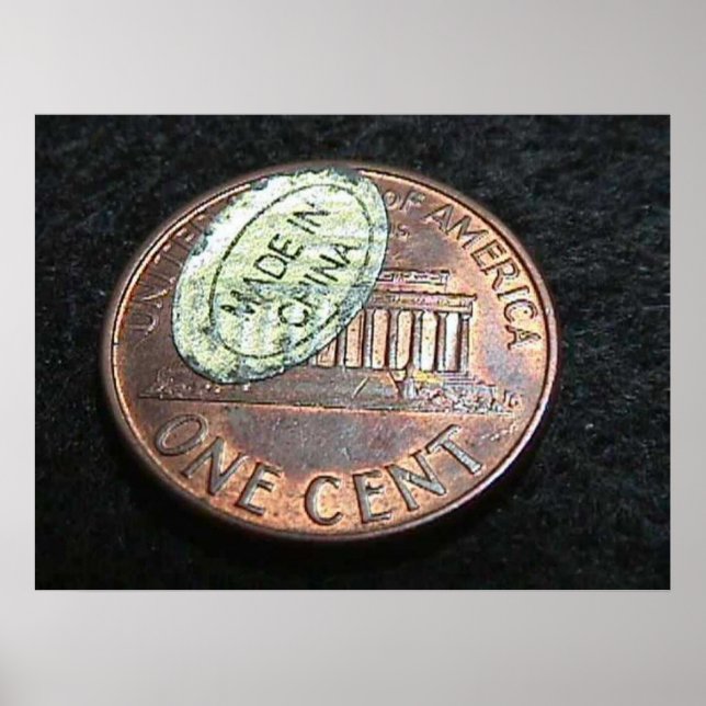 Poster Fabriqué En Chine (Devant)