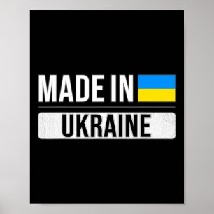 Poster Fabriqué en Ukraine