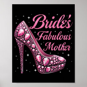 Poster Fabuleuse mariée de mère Joyeuse Mariage mariée