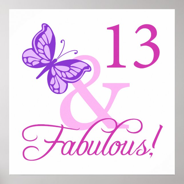 Poster Fabuleux 13e anniversaire (Devant)