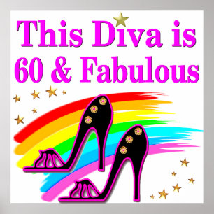 POSTER FABULEUX 60 ANS SPECTACLE REINE