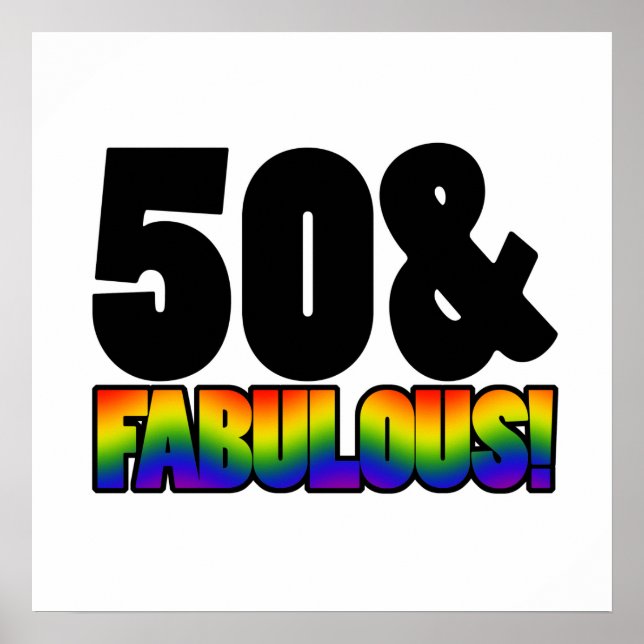 Poster Fabuleux Gay 50e anniversaire (Devant)