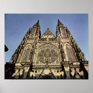 Poster Façade de la cathédrale de St Vitus