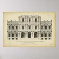 Façade de style théâtral de Colen Campbell