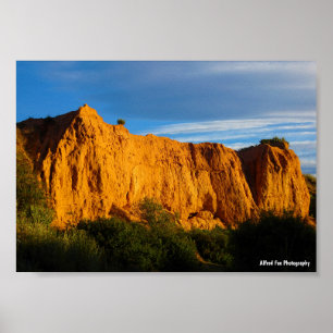 Poster Façade du canyon espagnol