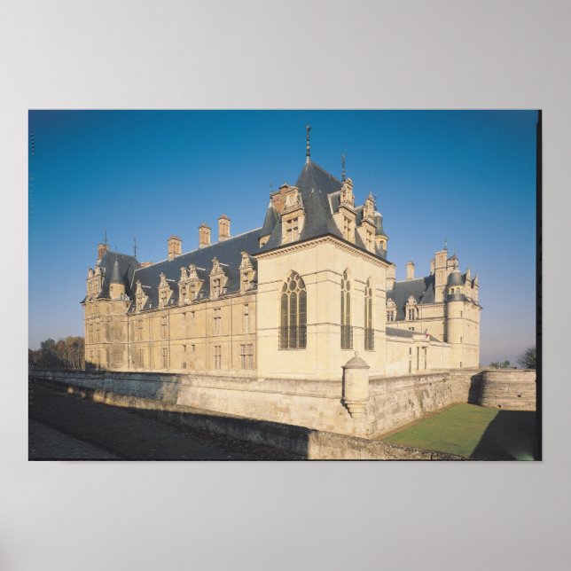 Poster Façade principale et façade sud (Devant)