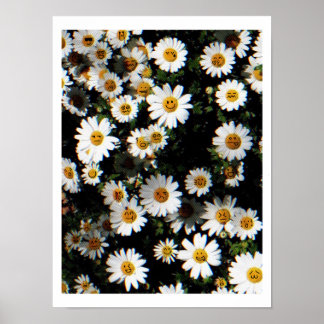 Poster Face à Daisy Emoji