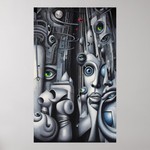 Poster Face au monde du rêve