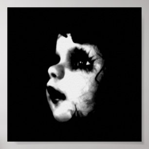 Poster Face de poupée déplaisante