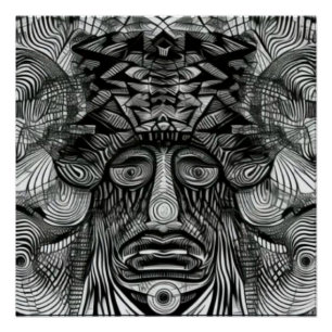 Poster Face du Shaman