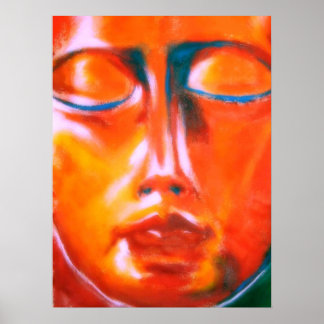 Poster Face rouge
