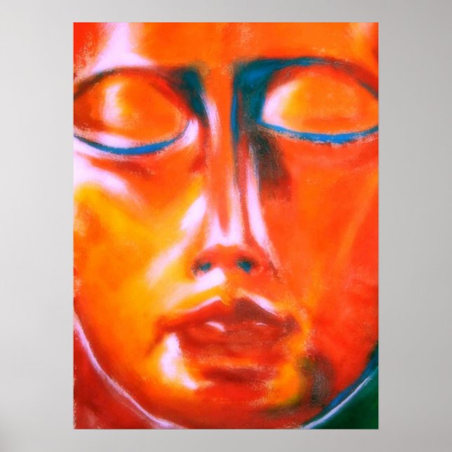 Poster Face rouge (Devant)