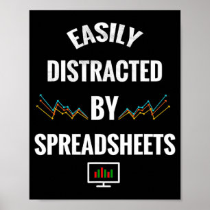 Poster Facilement Distrait Par Les Tableurs Statistiques