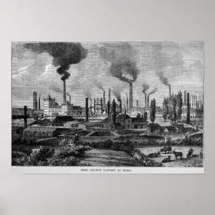 Poster Factory de M. Krupp's à Essen, Allemagne
