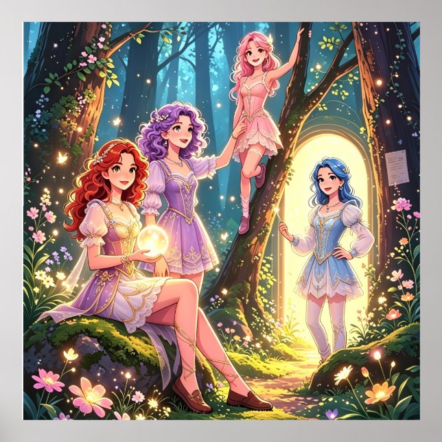 Poster Fadas da floresta  (Devant)