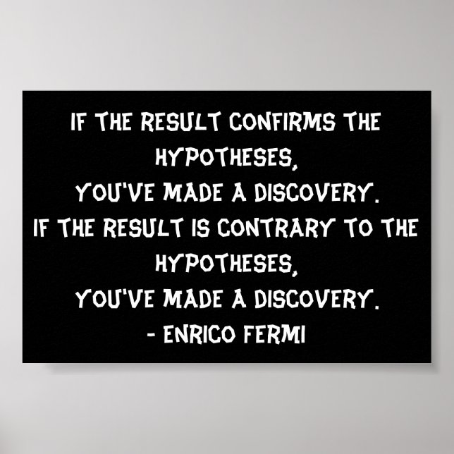 Poster Fade a Discovery Science Experiment (Devant)