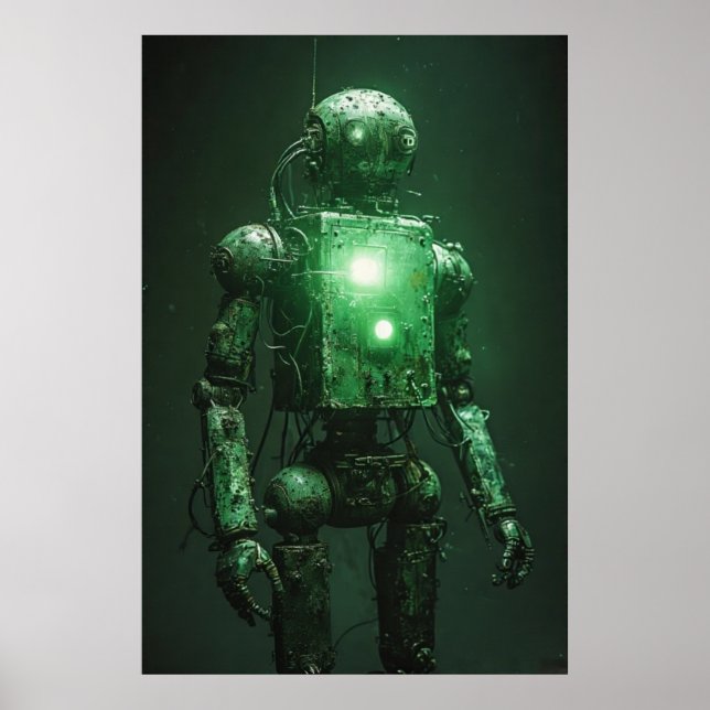 Poster Fading Sentinel : Un robot brisé (Devant)