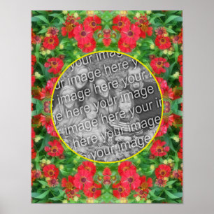 Poster Fading Zinnia Flowame Créer votre propre photo