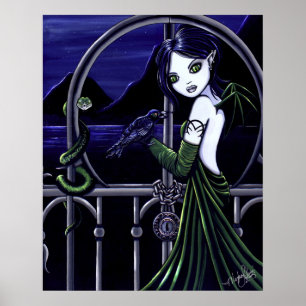 Poster Faery gothique de pègre de "Hecate"