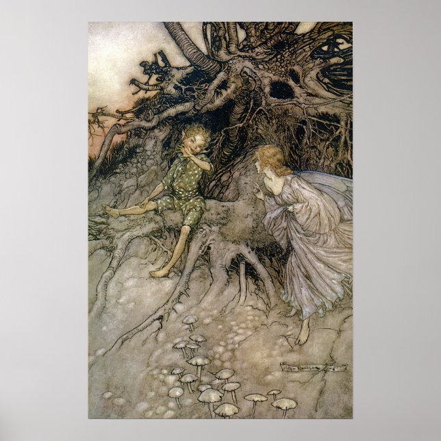 Poster Faery, Le Rêve de la nuit d'été, Rackham 16W x 24H (Devant)