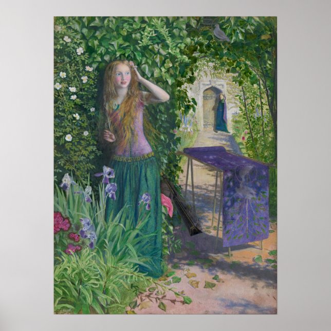 Poster Fair Rosamund, Arthur Hughes (Devant)
