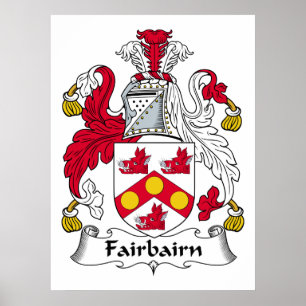 Poster Fairbairn Family Crest