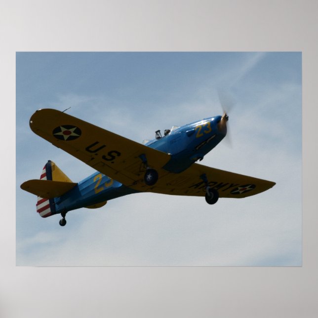Poster Fairchild PT-19 Cornell. (Devant)