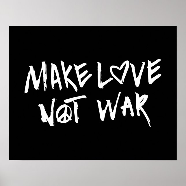 Poster Faire de l'amour pas la guerre (Devant)