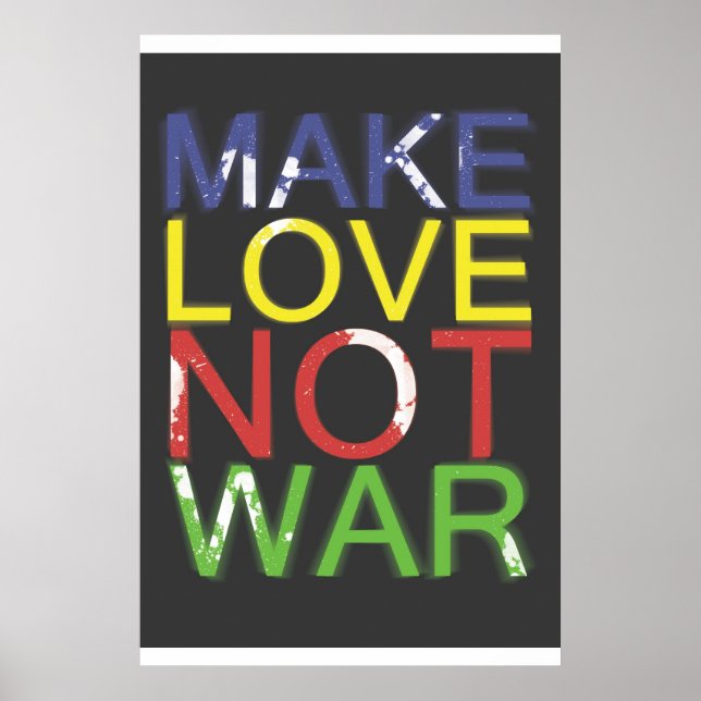 Poster Faire de l'amour pas la guerre (Devant)