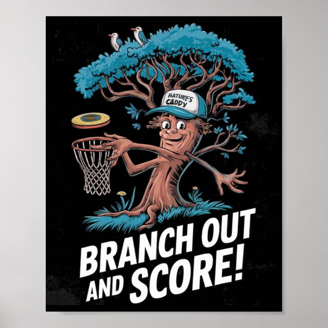 Poster Faire des branches et marquer - Conception amusant (Devant)
