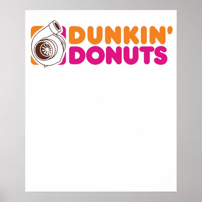 Poster Faire des Donuts - Amuseur de course et de dérive  (Devant)