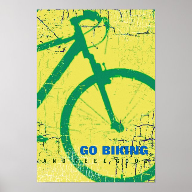 Poster faire du vélo (Devant)