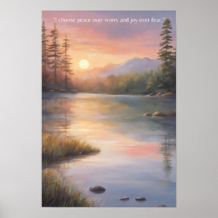 Poster Faire la paix et la joie