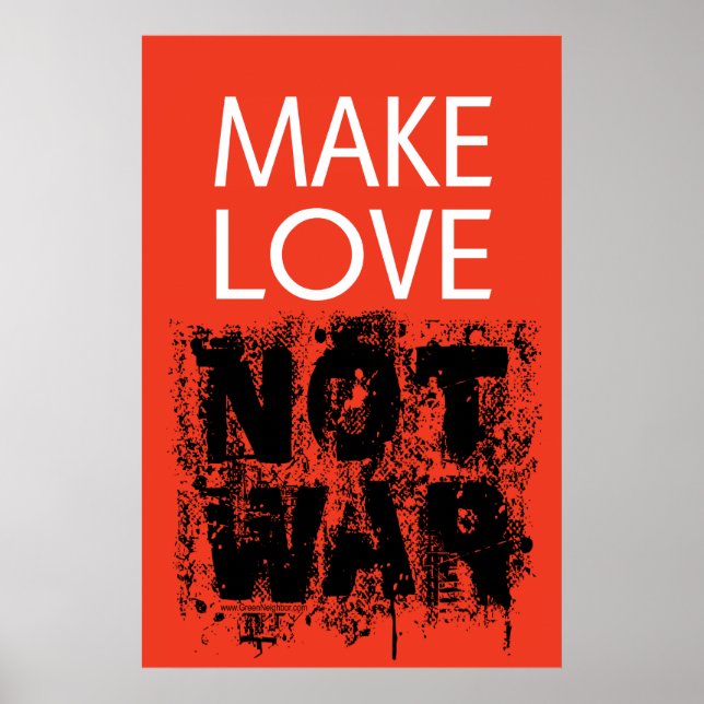 Poster Faire l'amour - Pas une guerre laide (Devant)