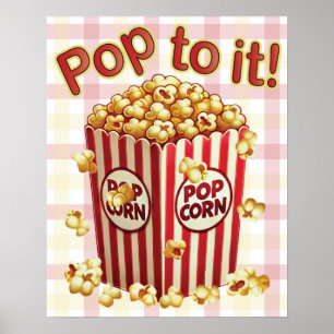 Poster Faire Pop avec Style - "Allez-y !"