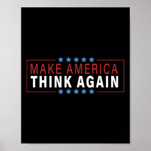 Poster Faire Réfléchir Aux Manifestations Aux États-Unis