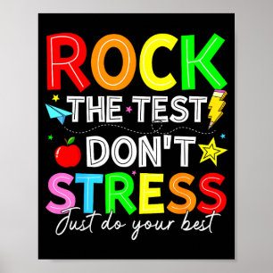 Poster Faire rire au test drôle pour les professeurs élèv
