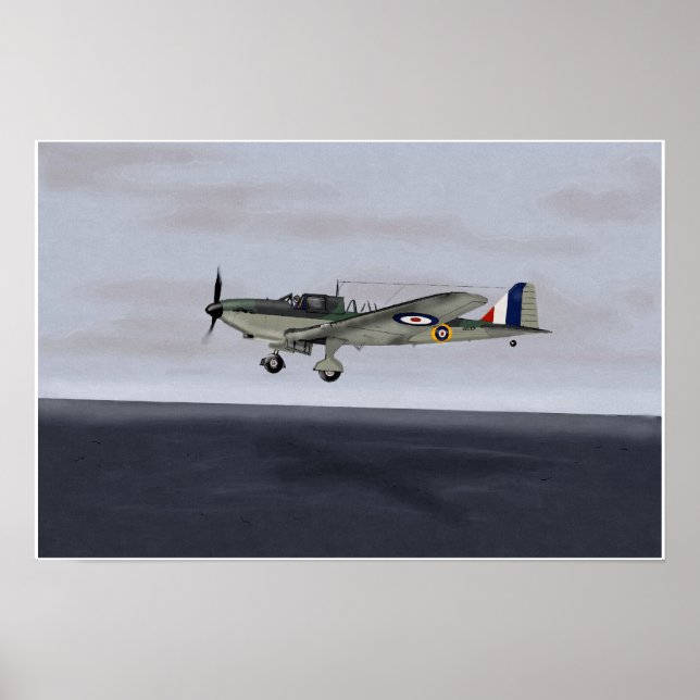 Poster Fairey Fulmar Fighter 1940 (Devant)
