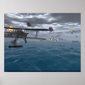 Poster Fairey Swordfish - Sink the Bismarck